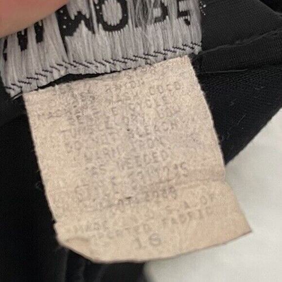 San Moire | Black Pleated Pants Vintage 90s Y2K Women’s 16 Dark Academia Work - Picture 7 of 7